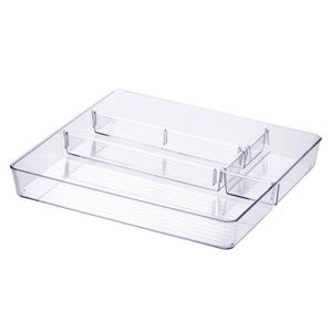 CAIXA TALHERES PLÁSTICO 38X34,5CM H5,5CM DIAMOND P1069