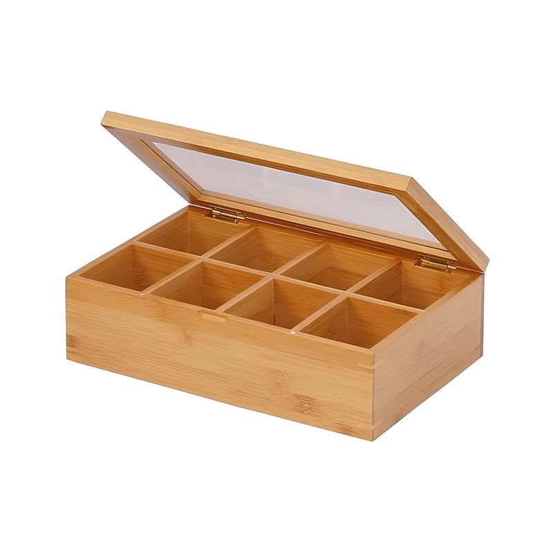 CAIXA-CHA-BAMBU-8-COMPARTIMENTOS-32X19CM-H9CM-MES02488NAT
